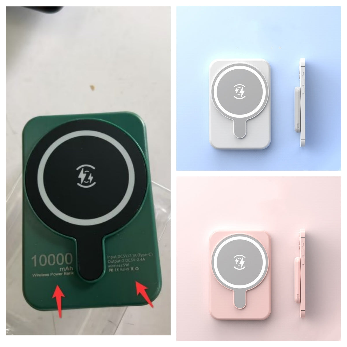 Mini Fast Charging Magnetic Wireless Power Bank 5000mAh