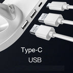 6-in-1 Wireless Fast Charging Dock Station for iPhone & Smart Devices – 10W/15W USB Charging Pad