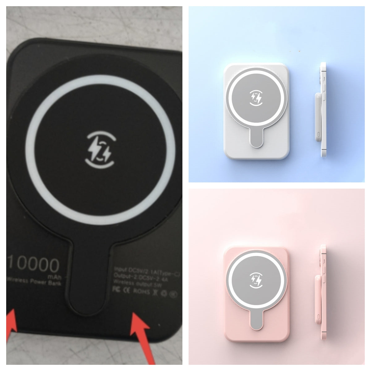 Mini Fast Charging Magnetic Wireless Power Bank 5000mAh