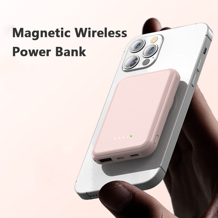 Mini Fast Charging Magnetic Wireless Power Bank 5000mAh